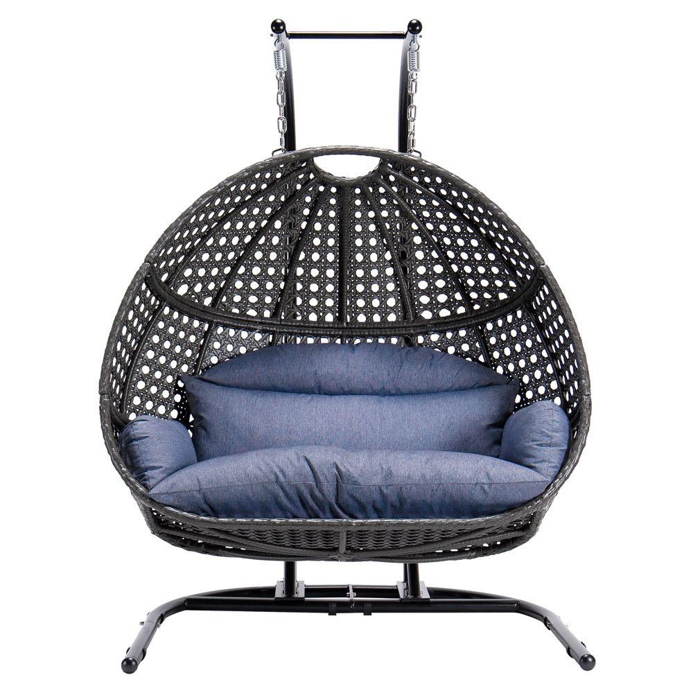homegarden 2seater KD hanging egg chair-swing chair-hängesessel