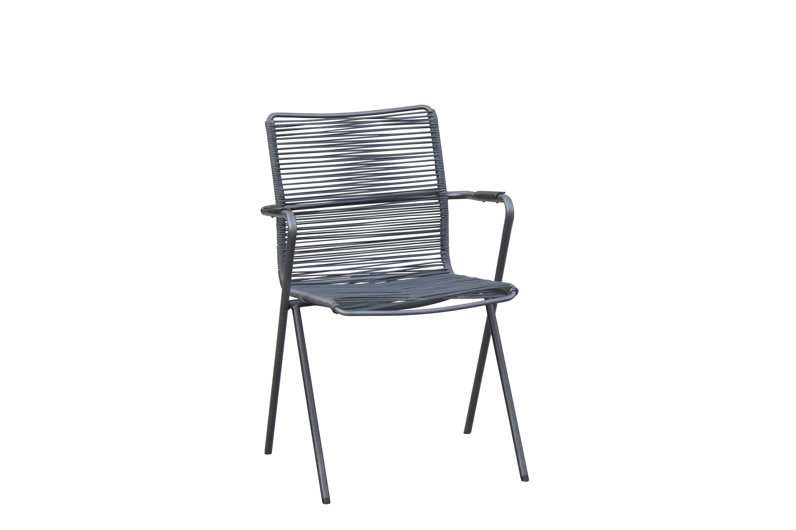homegarden-Steel PE rope rattan stacking chair