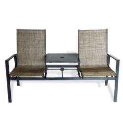 Texilene Bench 2 seater with table