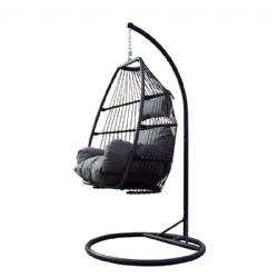 homegarden foldable hanging egg chair-swing chair-hängesessel