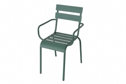 homegarden Steel armrest stacking chair e-coating