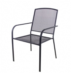homegarden steel mesh stacking chair